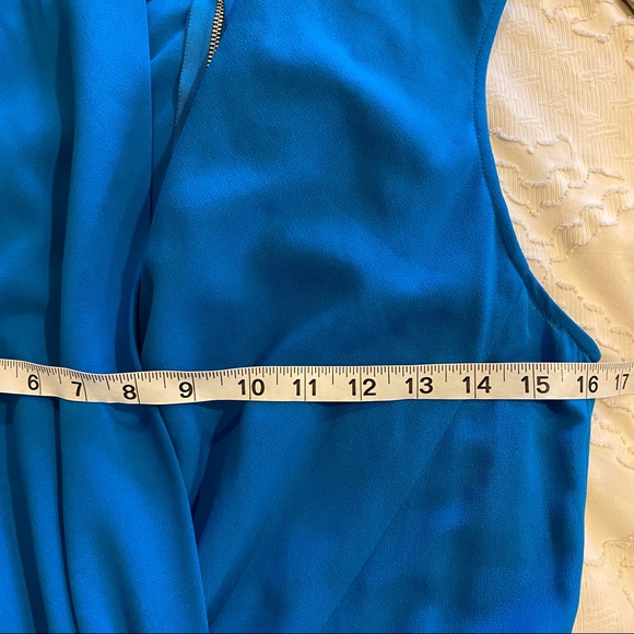 Bebe jumpsuit 8 blue zipper pockets - Picture 7 of 13